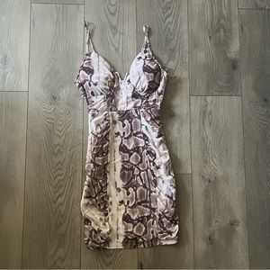 Snake Print Dress